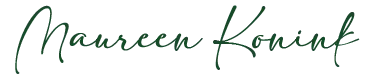 De handtekening van Maureen Konink